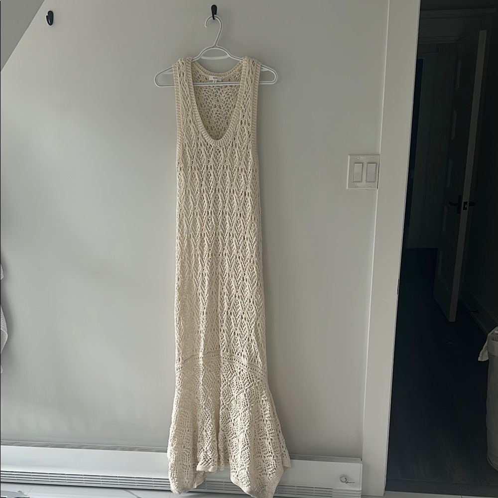 A.L.C. Cream Knit Maxi Dress